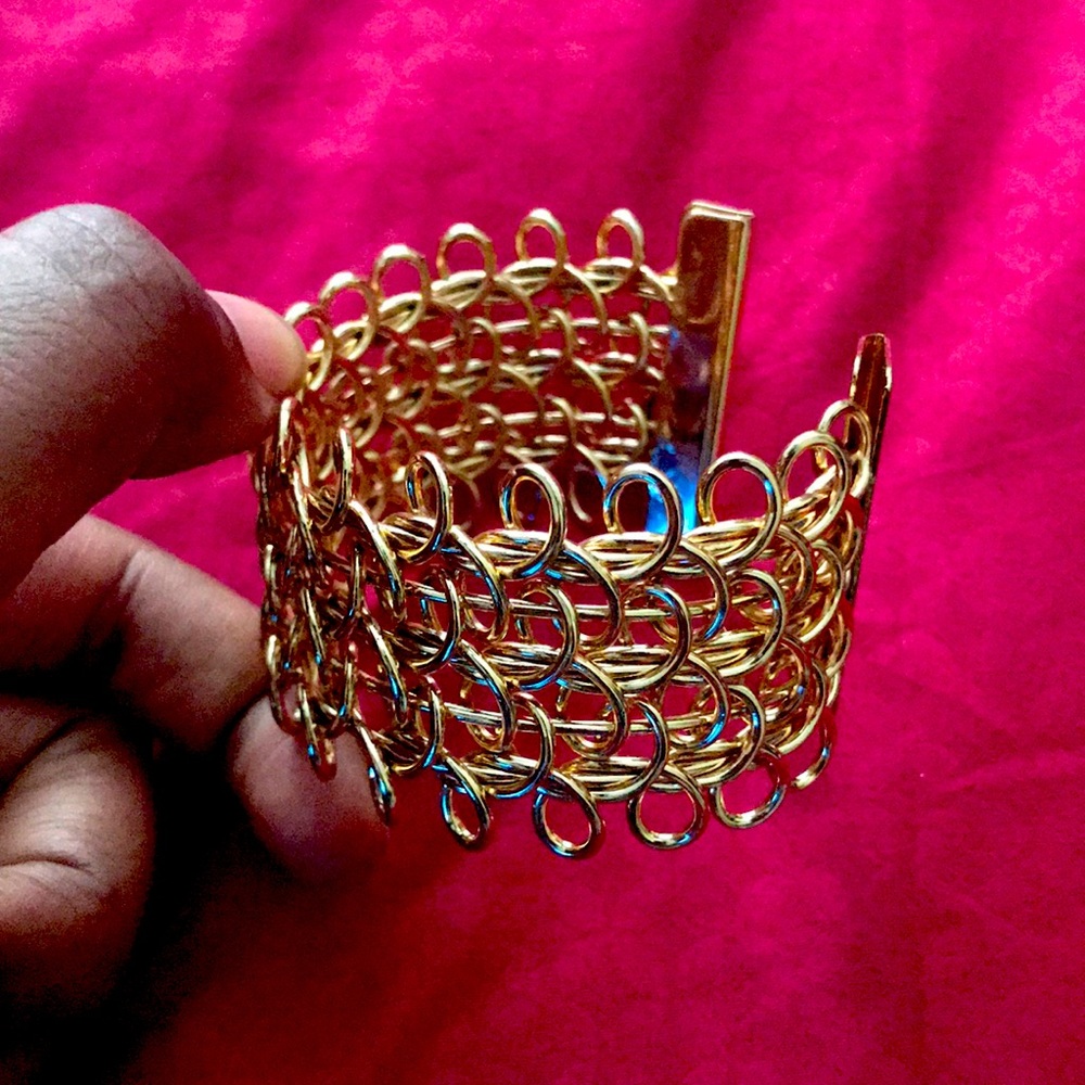 Golden Designer Bracelet